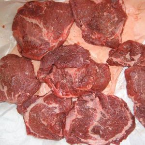 Frozen Buffalo Cheek Meat